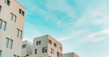 white concrete apartment buildings